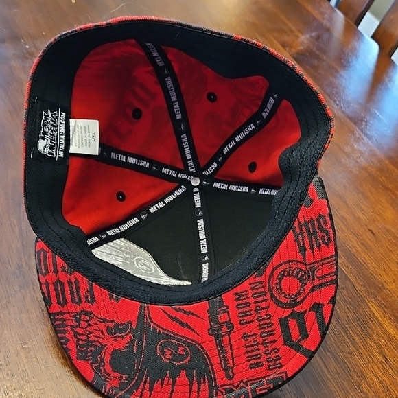 Metal Mulisha Black and Red Graphic Hat - Picture 6 of 6